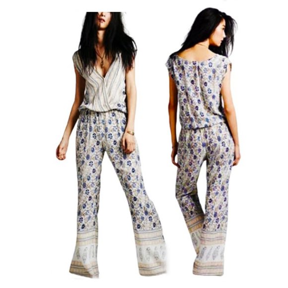 Free People Jens P Booty Island Fever Boho Jumper - Picture 4 of 4